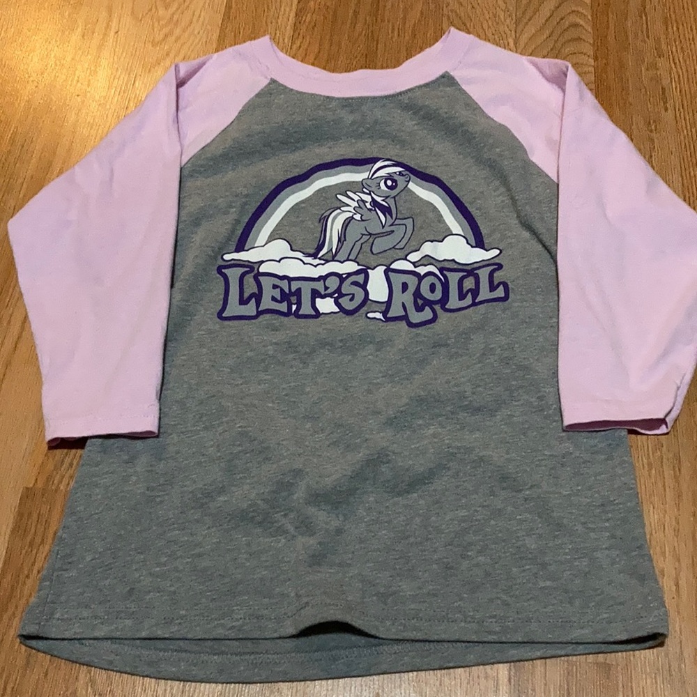 Girls baseball tee